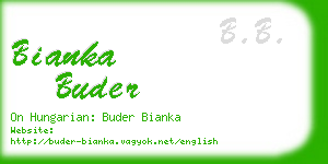 bianka buder business card